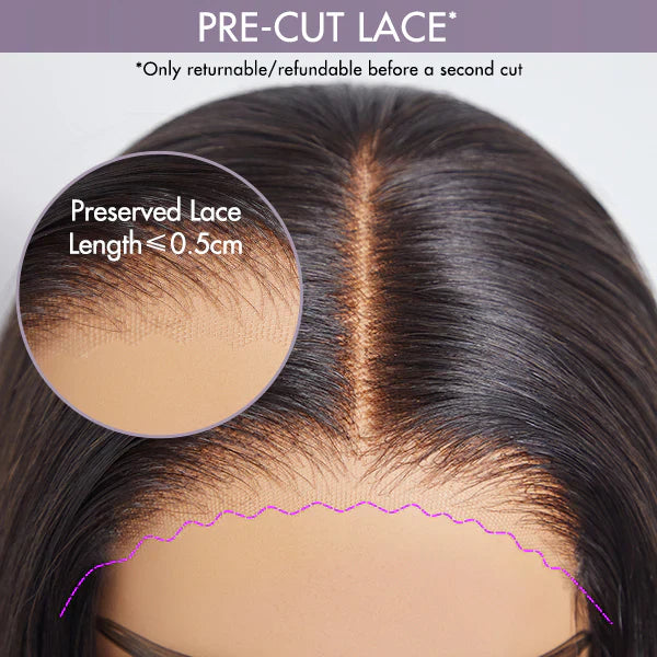 Oh So Bouncy - 10 inch C Part Loose Wave Glueless Minimalist HD Lace Wig Ready To Go