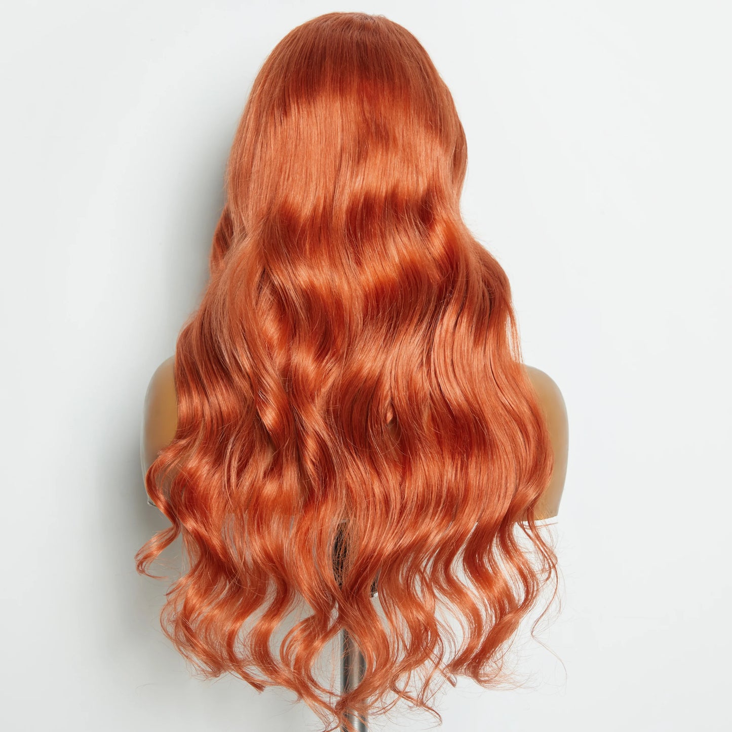 Ginger Beauty 24 Inches 13"x4" Lace Front Body Wavy Wig Pre-Plucked Free Part 150% Density-100% Human Hair
