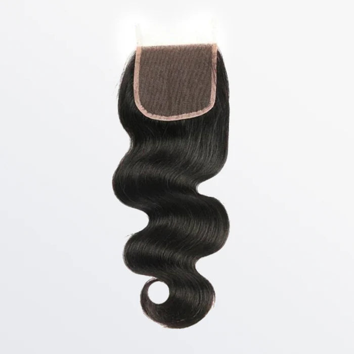 4" x 4" HD Body Wave Free Parted Lace Closure #1B Natural Black