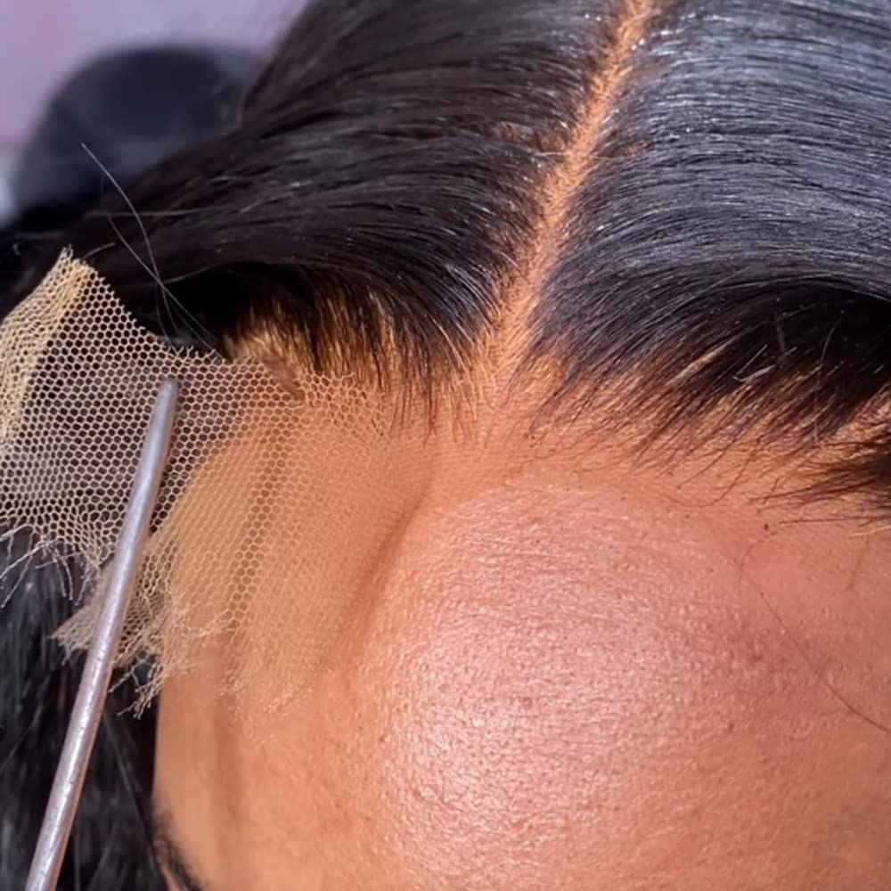 5" x 5" HD Straight Free Parted Lace Closure #1B Natural Black