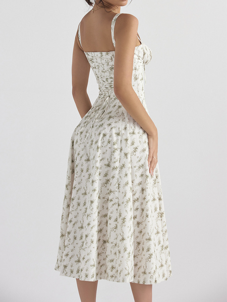 Feminine Floral Camisole Dress CAN-X-DID