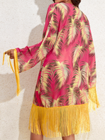 Vibrant Pink and Gold Three-Piece One-Piece Swimsuit CAN-X-DID