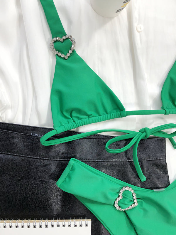 Green Love Double-sided Bikini