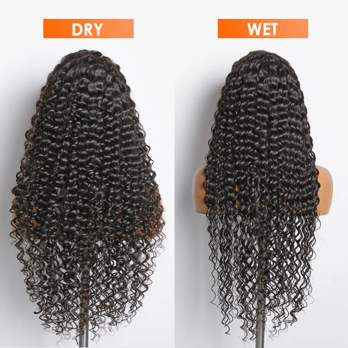 Deep Wave 200% Density 13x4 Full Frontal Lace Wig