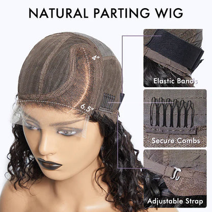 Oh So Bouncy - 10 inch C Part Loose Wave Glueless Minimalist HD Lace Wig Ready To Go
