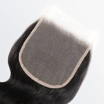 5" x 5" HD Straight Free Parted Lace Closure #1B Natural Black
