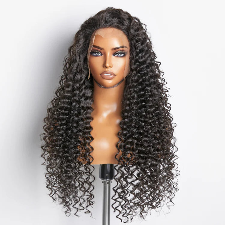 Deep Wave 200% Density 13x4 Full Frontal Lace Wig