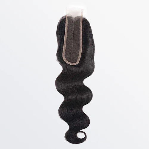 2" x 6" Upgrade Body Wave Transparent Lace Closure #1B Natural Black