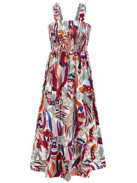 Venice Floral Camisole Long Dress