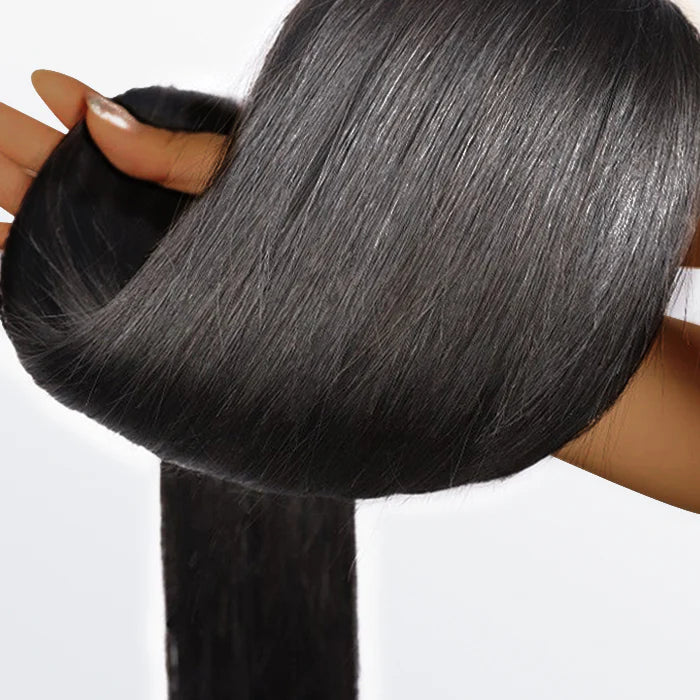 Brazilian Straight Virgin Hair #1B Natural Black