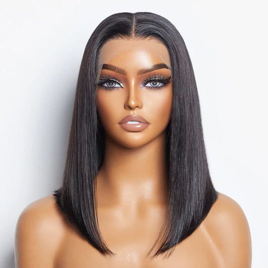 Harmony Pre-Plucked 13x4 Lace Front Straight Bob Wig 150% Density