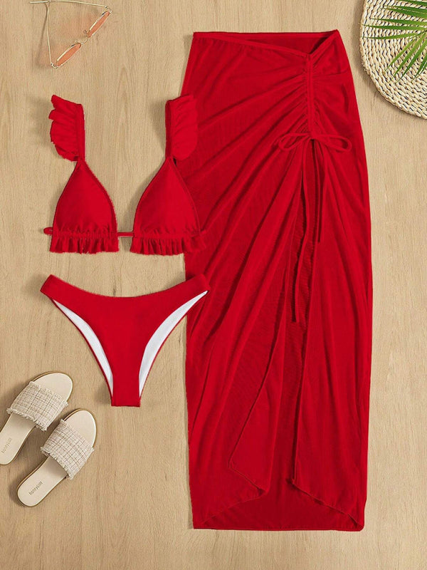 La Viva- Backless Three-piece swimsuit